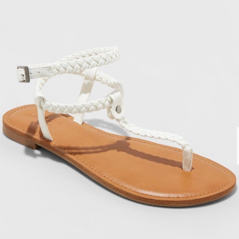Universal Thread Larissa Braided Buckle Sandals
